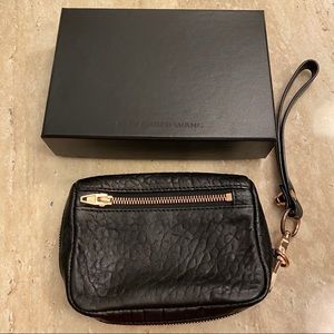Alexander Wang Fumo Wallet Clutch black & rosegold